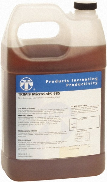 Picture of MicroSOL 685 Cutting/Grinding Fluid 5 Gal Pal Master Fluid Solutions